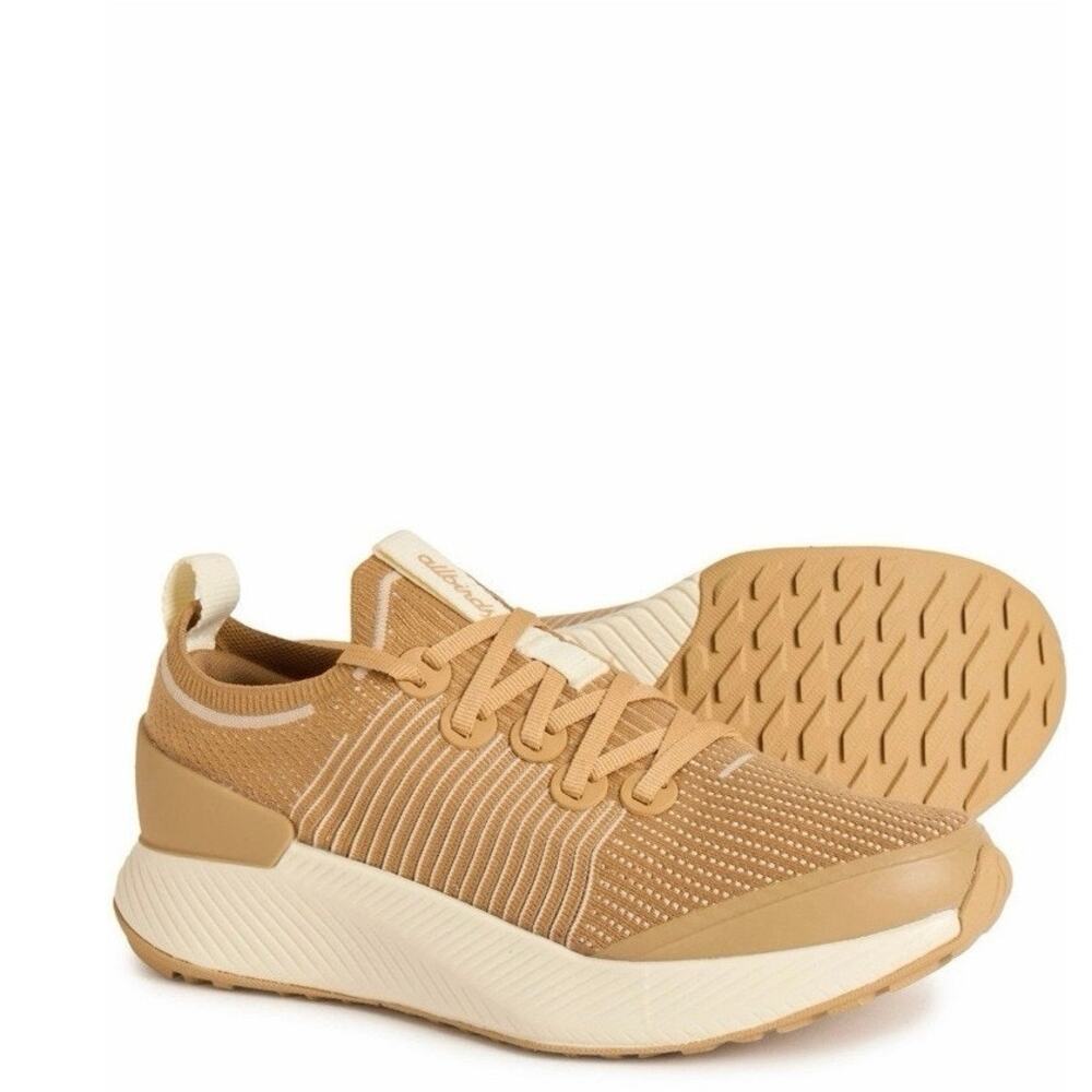 Allbirds Tree‎ Glider Sneakers Womens 9.5 39.5 LUX Stoney Beige Gold Neutral NEW